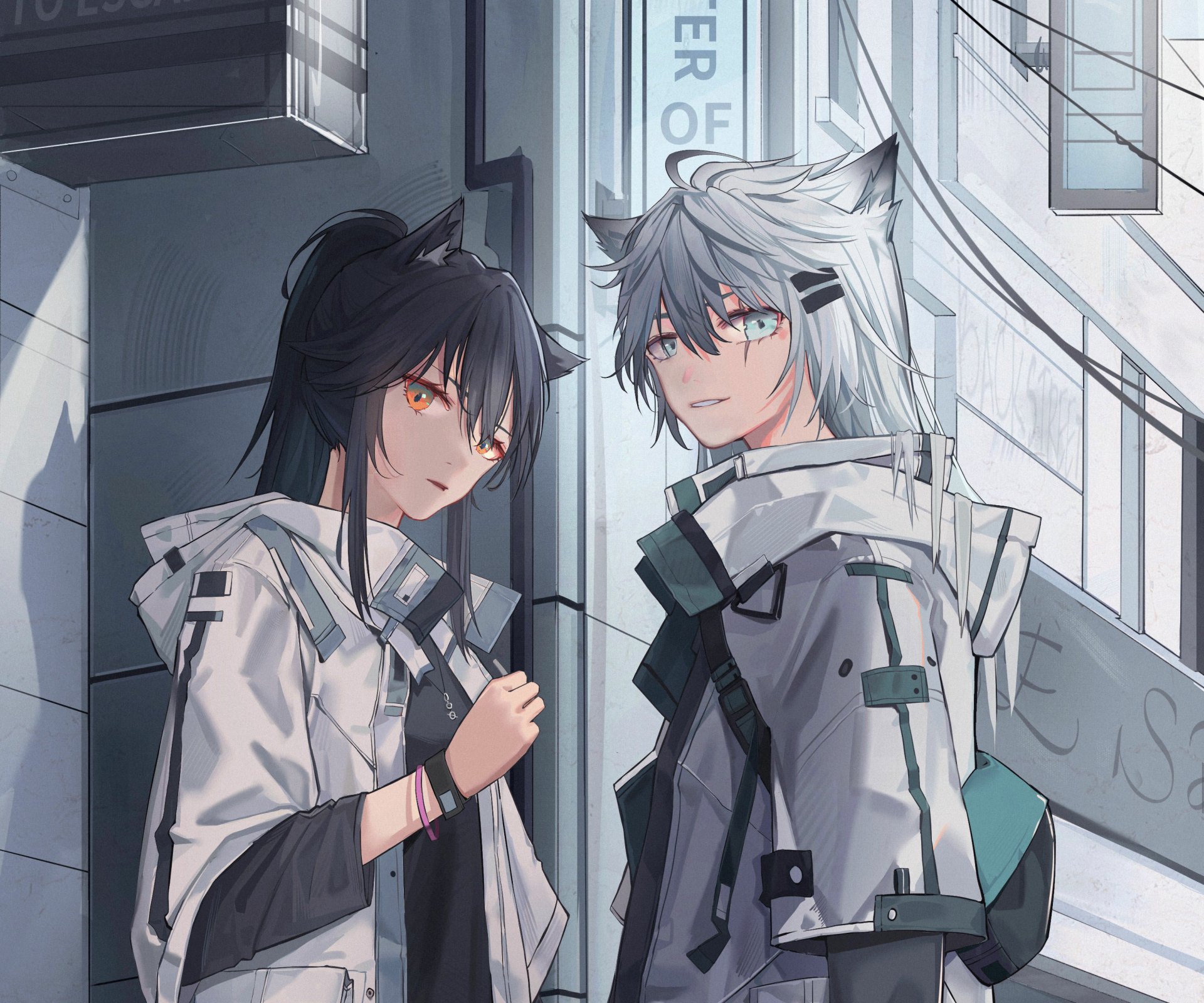 Download Texas (Arknights) Lappland (Arknights) Video Game Arknights HD Wallpaper