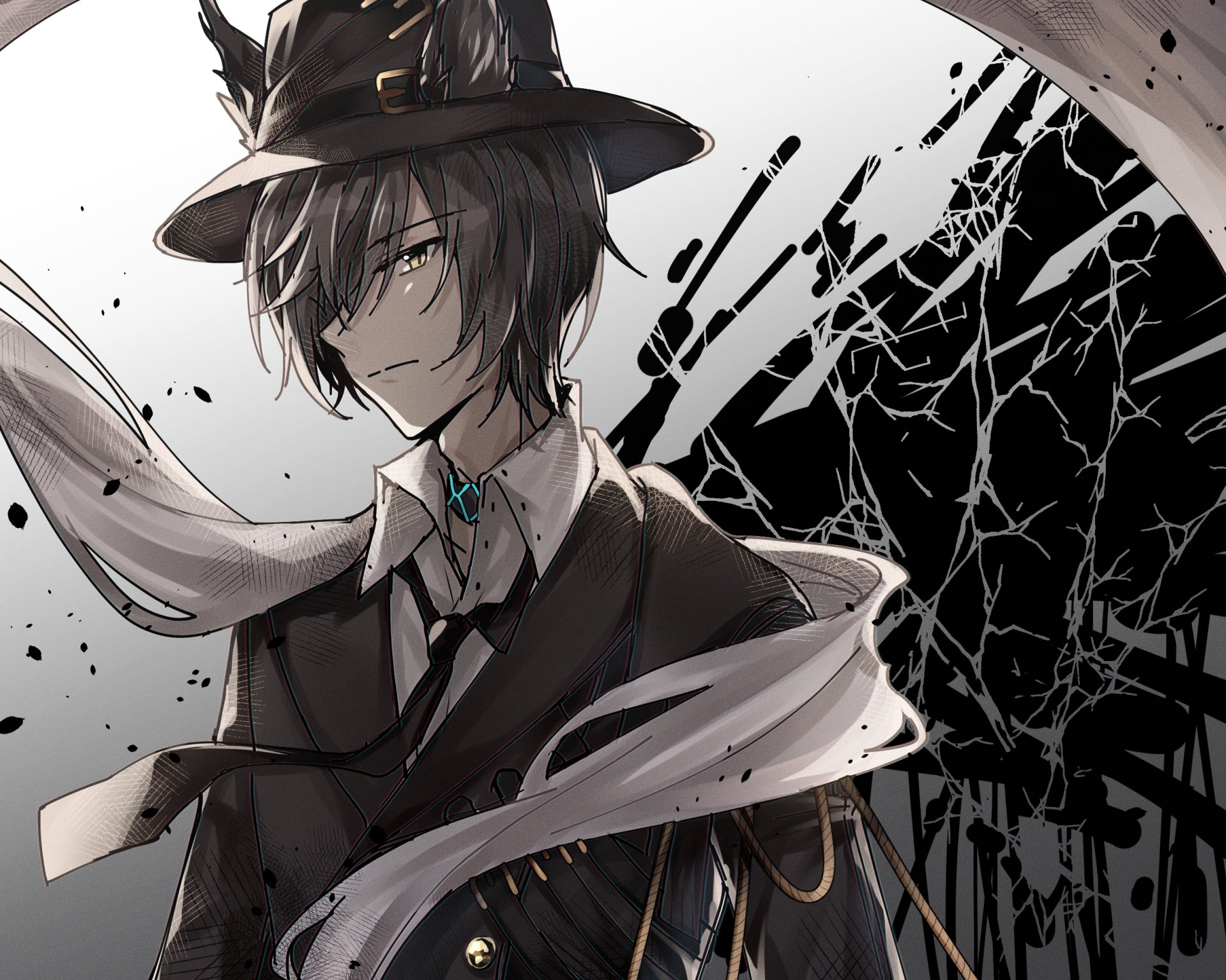 Download Phantom (Arknights) Video Game Arknights HD Wallpaper