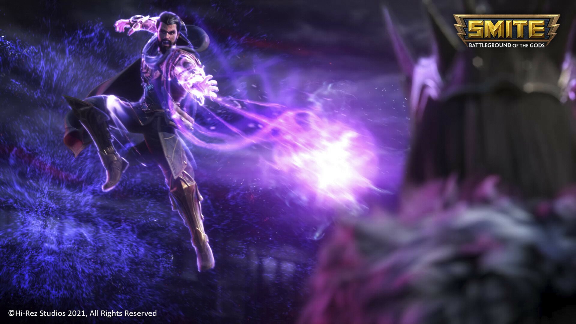 Download Merlin (Smite) Video Game Smite HD Wallpaper