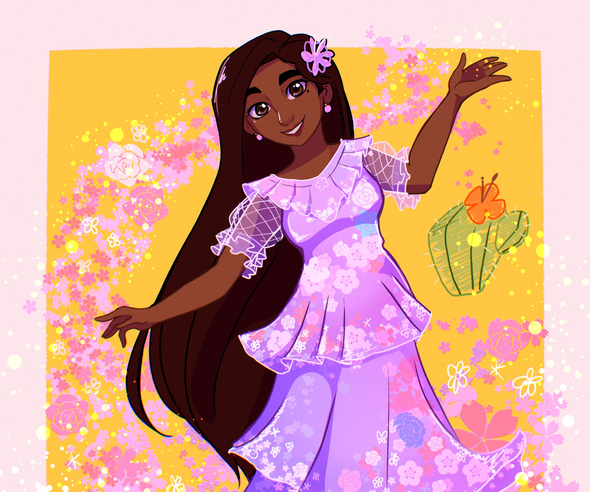 Download Isabela Madrigal Movie Encanto HD Wallpaper