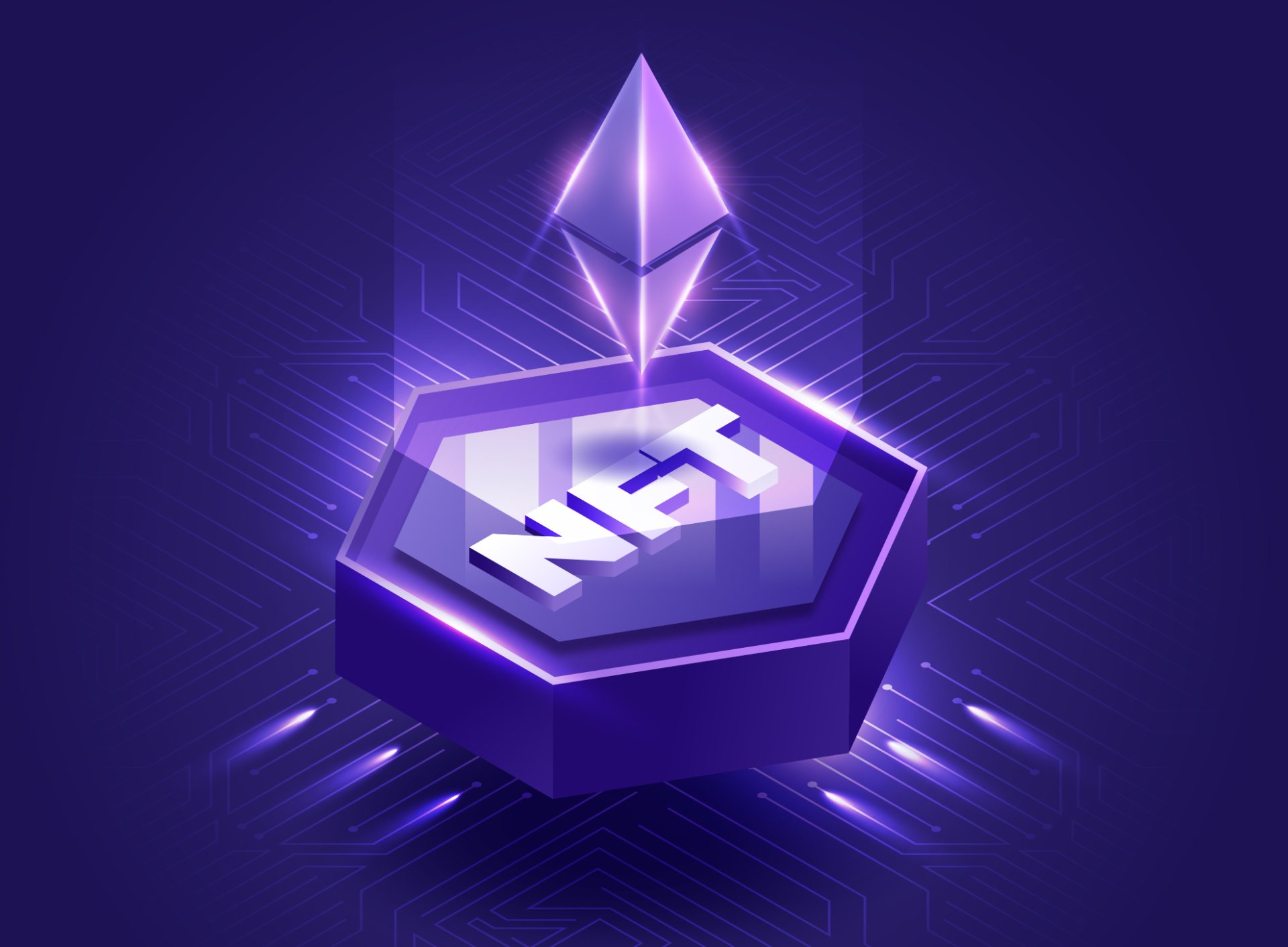 Download Technology NFT HD Wallpaper