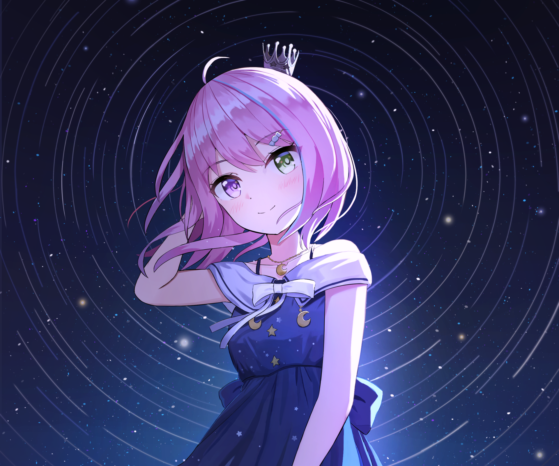 Download Hololive Himemori Luna Anime Virtual Youtuber HD Wallpaper