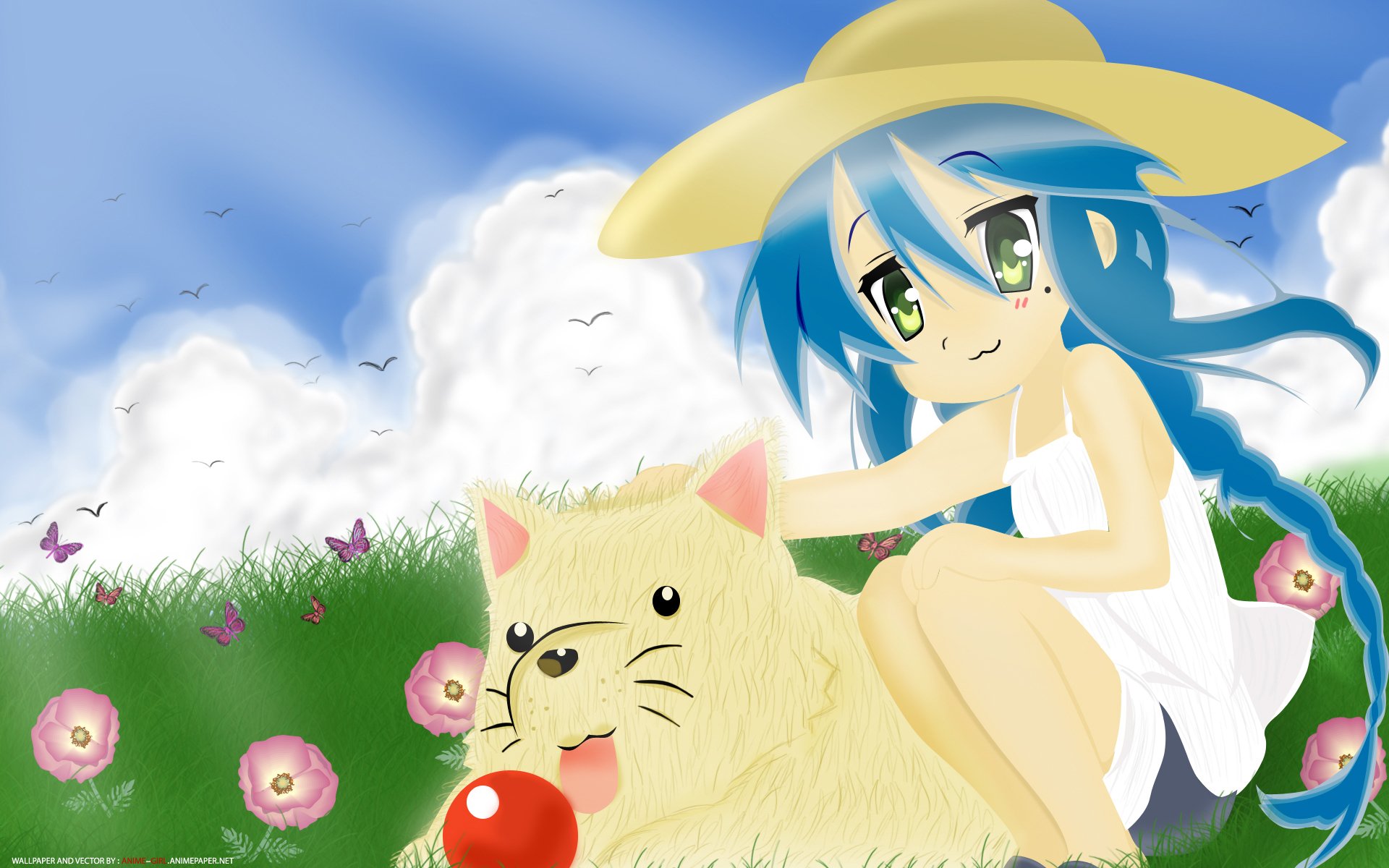 Download Konata Izumi Anime Lucky Star HD Wallpaper