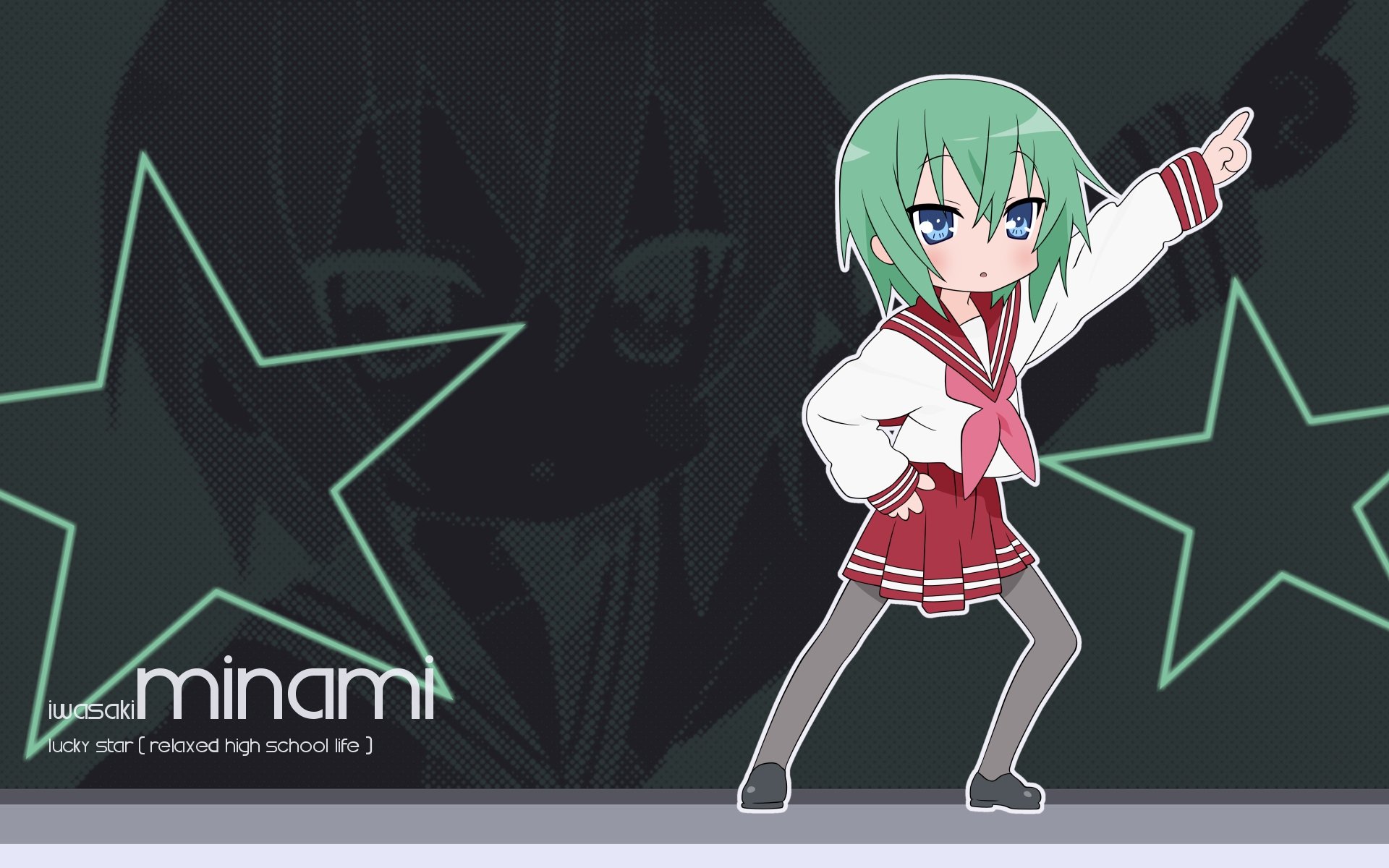 Minami Iwasaki HD Wallpaper – Lucky Star Charm in High Definition