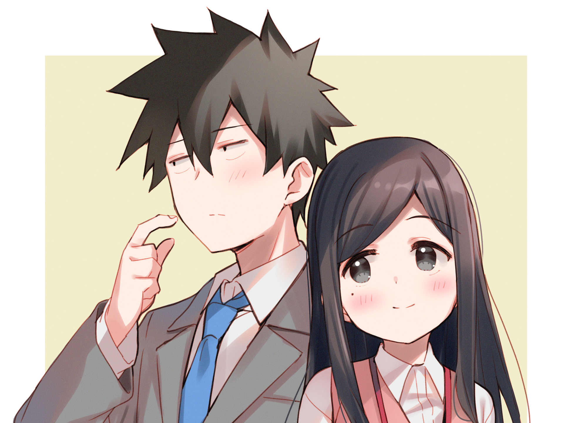 Download Touko Sakurai Souta Kazama Anime My Senpai Is Annoying HD Wallpaper