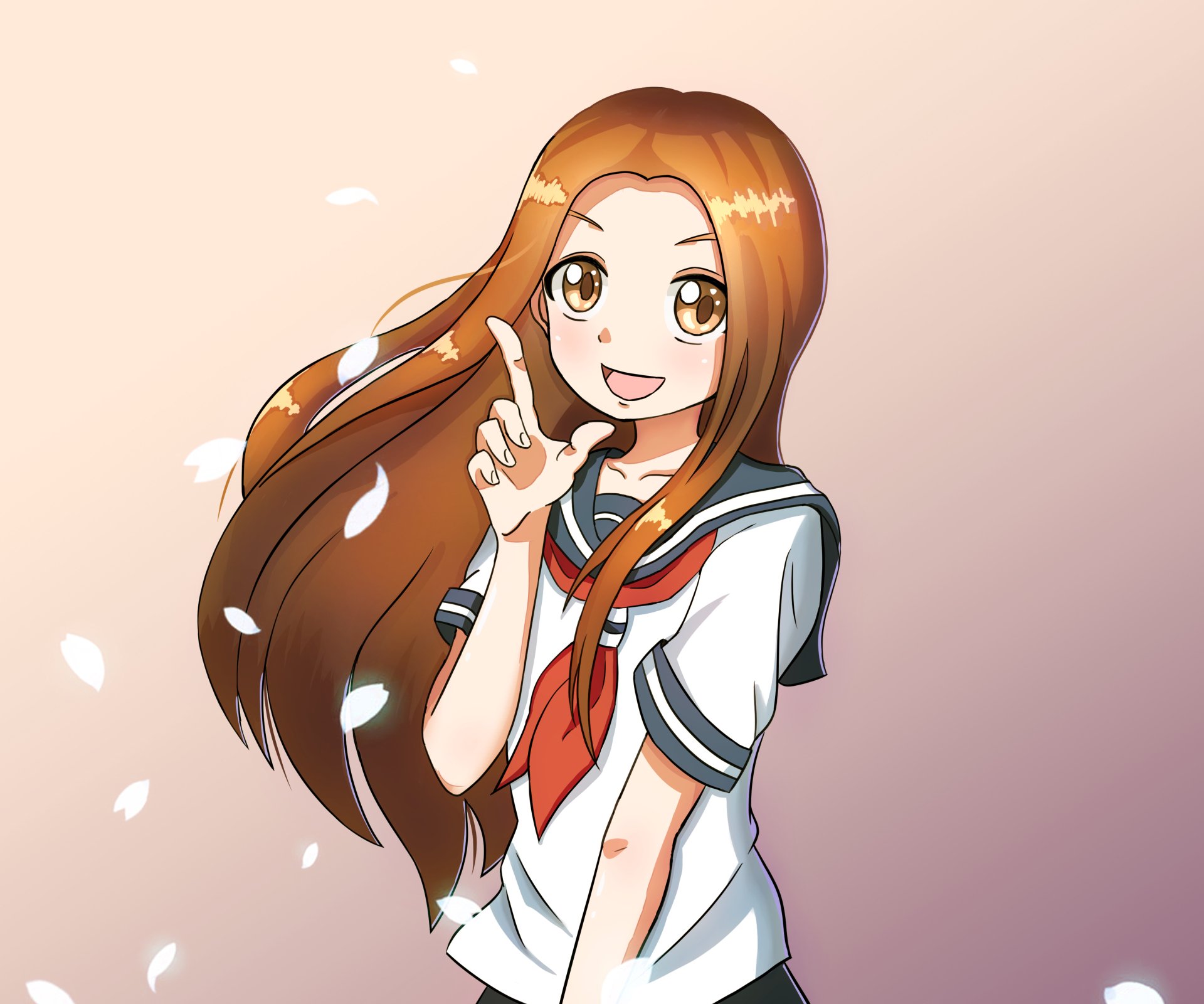 Download Takagi (Karakai Jouzu No Takagi-san) Anime Teasing Master Takagi-san HD Wallpaper