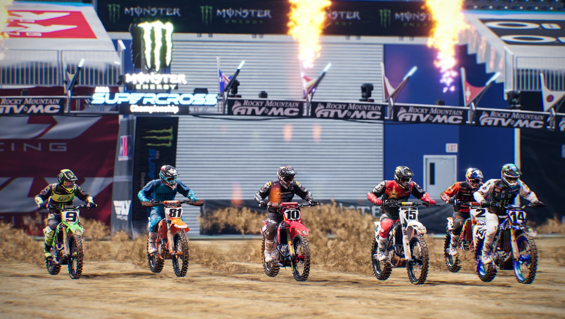 Download Motocross Video Game Monster Energy Supercross - The Official Videogame 5 HD Wallpaper