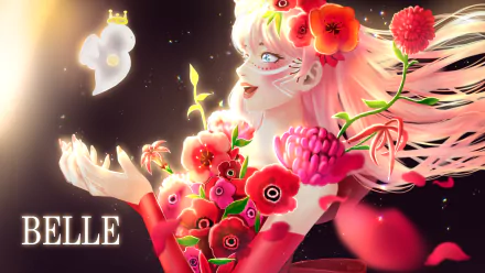 Belle (Ryuu to Sobakasu no Hime) Anime Belle (2021) HD Desktop Wallpaper | Background Image