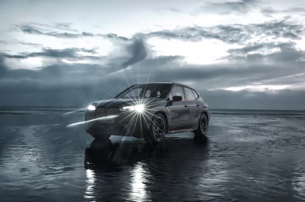electric car SUV vehicle BMW iX M60 HD Desktop Wallpaper | Background Image