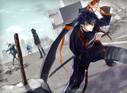 Amiya (Arknights) Flamebringer (Arknights) Fang (Arknights) Doctor (Arknights) video game Arknights HD Desktop Wallpaper | Background Image