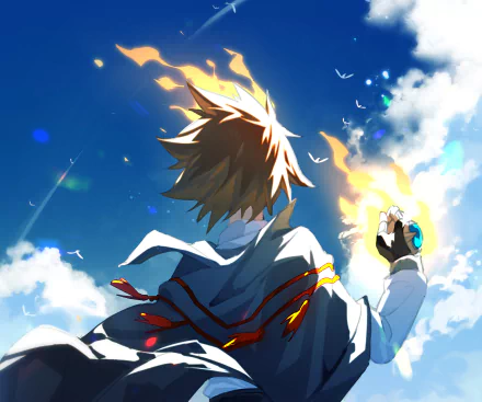 Tsunayoshi Sawada Anime Katekyō Hitman Reborn! HD Desktop Wallpaper | Background Image