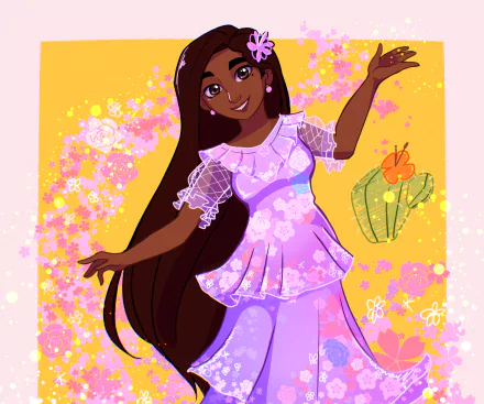 Isabela Madrigal movie Encanto HD Desktop Wallpaper | Background Image