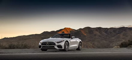 cabriolet Mercedes-AMG SL 55 4MATIC vehicle Mercedes-AMG SL HD Desktop Wallpaper | Background Image