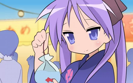 Kagami Hiiragi Anime Lucky Star HD Desktop Wallpaper | Background Image