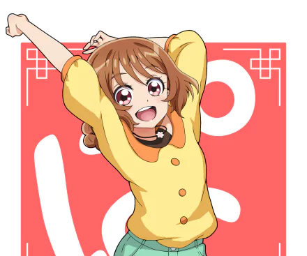 Hanamichi Ran Anime Delicious Party Precure HD Desktop Wallpaper | Background Image