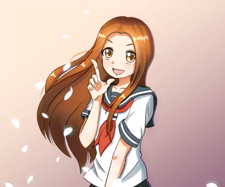 Takagi (Karakai Jouzu no Takagi-san) Anime Teasing Master Takagi-san HD Desktop Wallpaper | Background Image