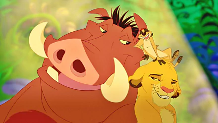  Timon and Pumbaa &amp; Simba
