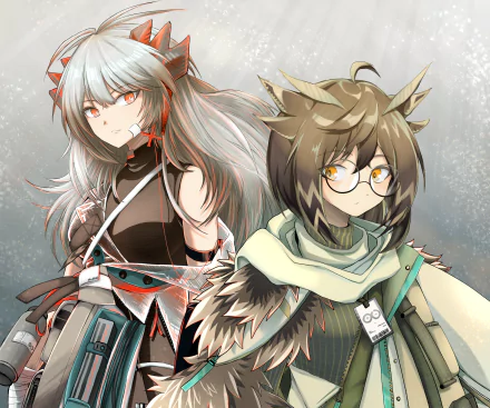 Silence (Arknights) Saria (Arknights) video game Arknights HD Desktop Wallpaper | Background Image