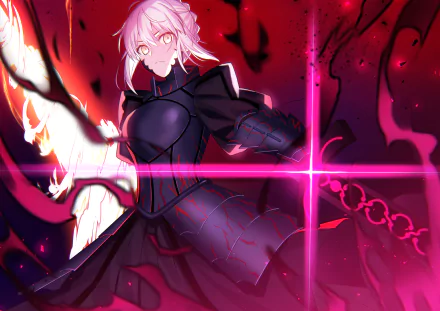 Artoria Pendragon (Alter) Anime Fate/Grand Order HD Desktop Wallpaper | Background Image