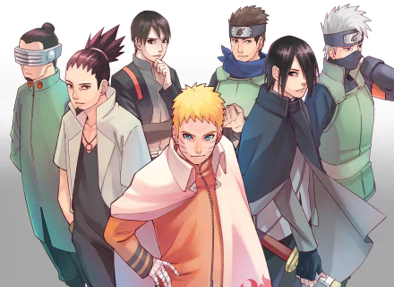 Shino Aburame Shikamaru Nara Sai (Naruto) Kakashi Hatake Sasuke Uchiha Naruto Uzumaki Konohamaru Sarutobi Anime Boruto Naruto HD Desktop Wallpaper | Background Image