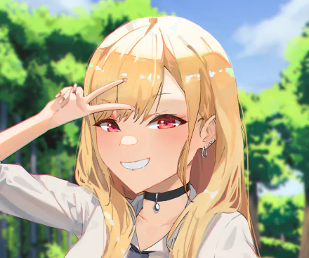 Marin Kitagawa Anime My Dress-Up Darling HD Desktop Wallpaper | Background Image