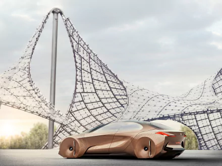 concept car vehicle BMW Vision Next 100 HD Desktop Wallpaper | Background Image