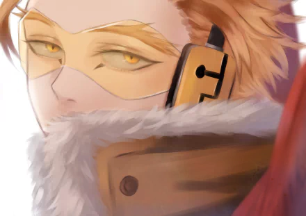 Close-up of Keigo Takami, also known as Hawks from My Hero Academia, depicted in a detailed anime style for a 4K Ultra HD PC desktop wallpaper.