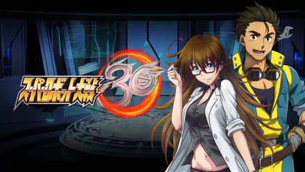 HD desktop wallpaper of Super Robot Wars 30 featuring anime-style characters with the game's logo.