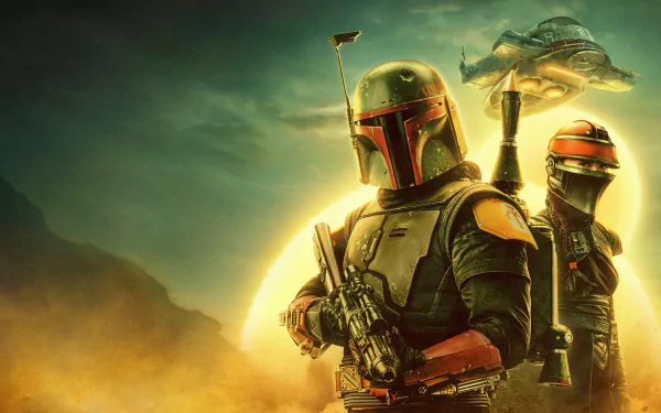 Fennec Shand Ming-Na Wen Temuera Morrison Boba Fett TV Show The Book of Boba Fett HD Desktop Wallpaper | Background Image