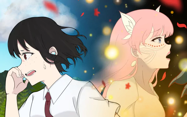 Suzu Naitou Belle (Ryuu to Sobakasu no Hime) Anime Belle (2021) HD Desktop Wallpaper | Background Image