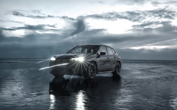 electric car SUV vehicle BMW iX M60 HD Desktop Wallpaper | Background Image