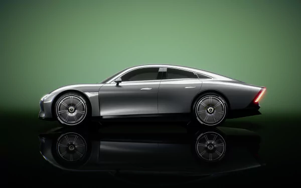 electric car silver car vehicle Mercedes-Benz Vision EQXX HD Desktop Wallpaper | Background Image