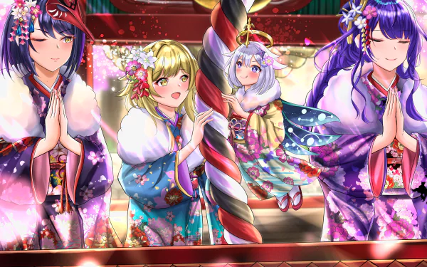 Baal Raiden Shogun (Genshin Impact) Paimon (Genshin Impact) Lumine (Genshin Impact) Kujou Sara video game Genshin Impact HD Desktop Wallpaper | Background Image