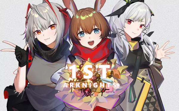 Weedy (Arknights) W (Arknights) Amiya (Arknights) video game Arknights HD Desktop Wallpaper | Background Image