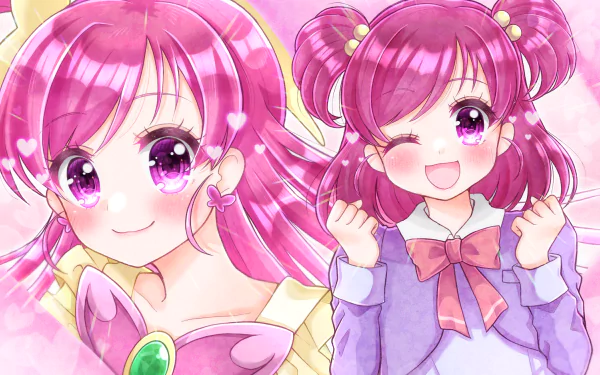 Yumehara Nozomi Cure Dream Anime Yes! PreCure 5 HD Desktop Wallpaper | Background Image