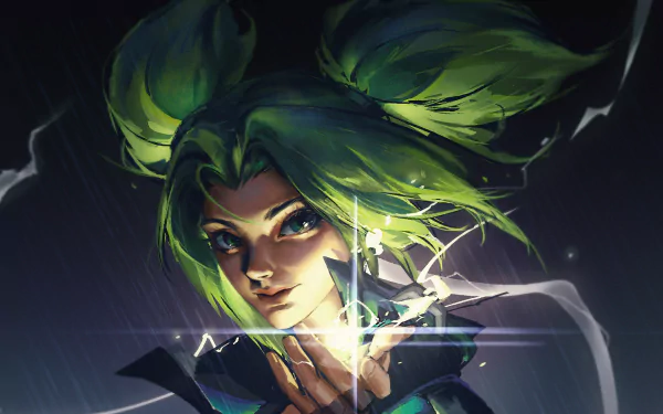 Zeri (League Of Legends) video game League Of Legends HD Desktop Wallpaper | Background Image