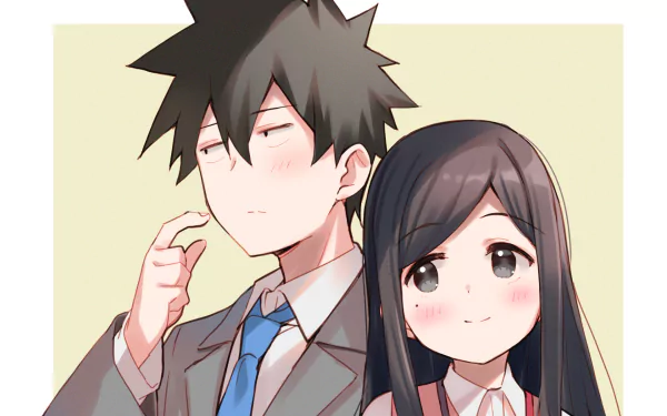 Touko Sakurai Souta Kazama Anime My Senpai is Annoying HD Desktop Wallpaper | Background Image