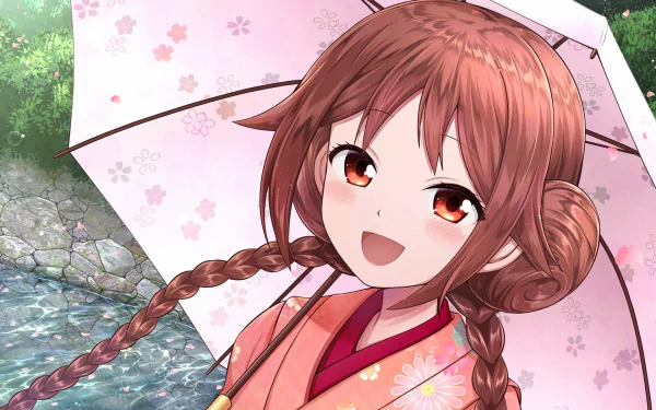 Yuzuki Tachibana Anime Taisho Otome Fairy Tale HD Desktop Wallpaper | Background Image