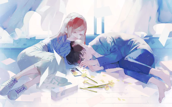 Anime couple anime couple HD Desktop Wallpaper | Background Image