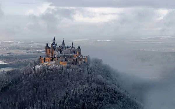 Germany man made Hohenzollern Castle HD Desktop Wallpaper | Background Image