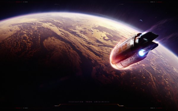 Sci Fi Spaceship HD Wallpaper | Background Image