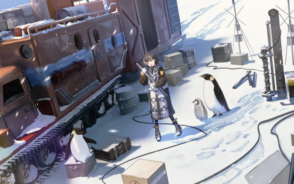 Magallan (Arknights) video game Arknights HD Desktop Wallpaper | Background Image