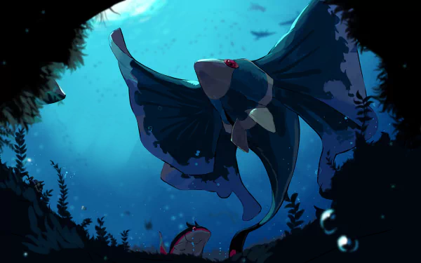 Lumineon (Pokémon) Anime Pokemon HD Desktop Wallpaper | Background Image