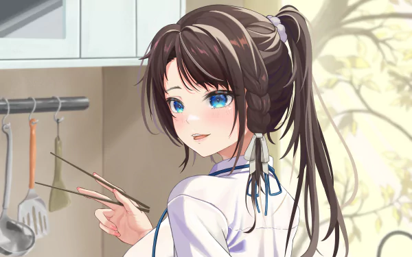 hololive Oozora Subaru Anime Virtual Youtuber HD Desktop Wallpaper | Background Image