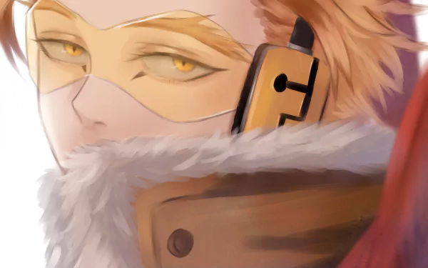 Close-up of Keigo Takami, also known as Hawks from My Hero Academia, depicted in a detailed anime style for a 4K Ultra HD PC desktop wallpaper.