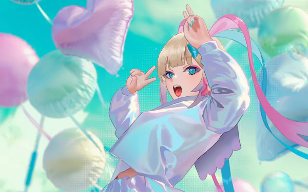 OMGkawaiiAngel-chan video game NEEDY GIRL OVERDOSE HD Desktop Wallpaper | Background Image