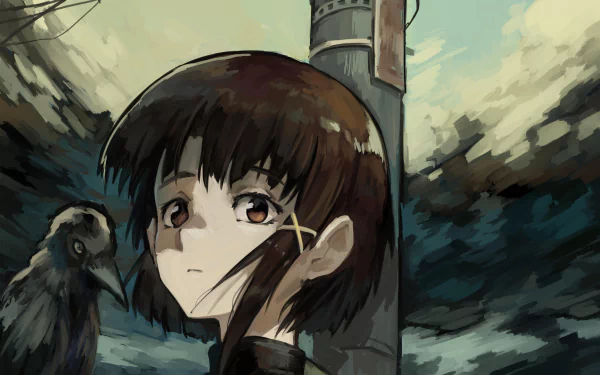 Lain Iwakura Anime Serial Experiments Lain HD Desktop Wallpaper | Background Image
