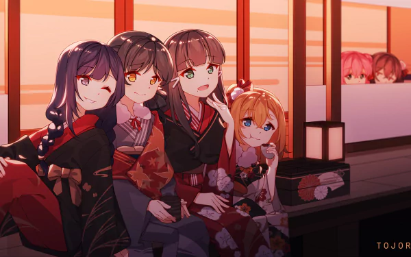 Setsuna Yuki Dia Kurosawa Honoka Kousaka Ren Hazuki Anime Love Live! HD Desktop Wallpaper | Background Image