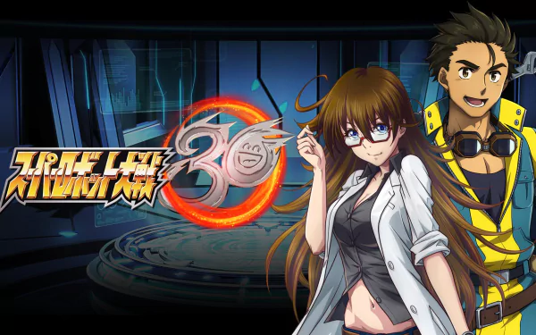 HD desktop wallpaper of Super Robot Wars 30 featuring anime-style characters with the game's logo.