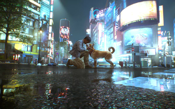 video game GhostWire: Tokyo HD Desktop Wallpaper | Background Image